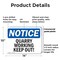 Signmission Quarry Workings Keep Out! OSHA Notice Sign, Plastic, 14in W x 10in L, 2PK OS-2PACK-NS-P-1014-L-17947 - alternate 5